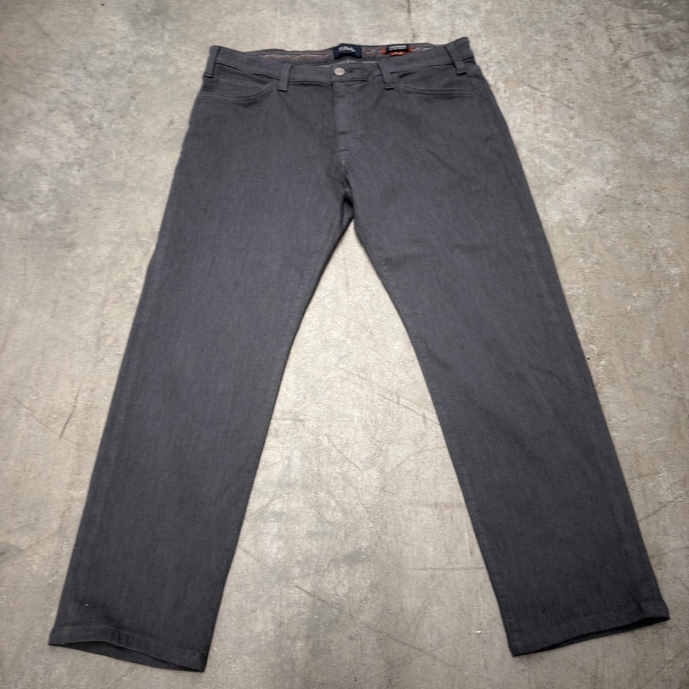 Men's Straight Jeans - Charcoal Gray Classic Fit